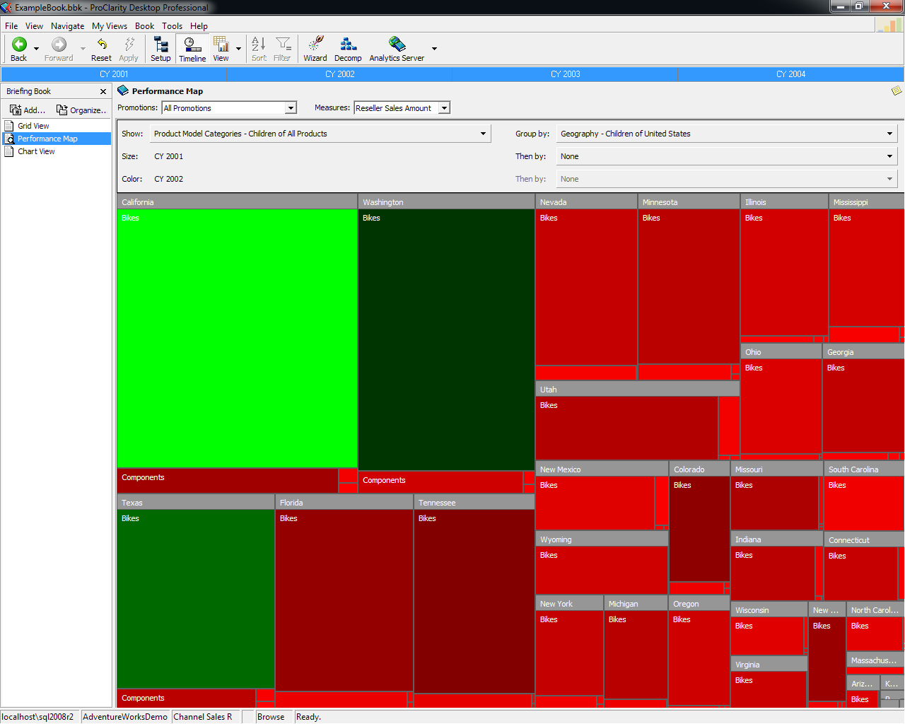 Microsoft ProClarity Desktop Professional 6.3 Performance Map (2013)